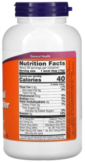 Пищевые дрожжи, Nutritional Yeast, Now Foods, порошок, 284 г