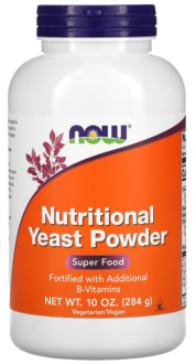 Пищевые дрожжи, Nutritional Yeast, Now Foods, порошок, 284 г