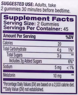 Мелатонин, Melatonin, Natrol, вкус клубника, 10 мг, 90 жевательных конфет