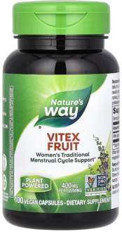 Витекс, Авраамово дерево, Nature's Way, 400 мг, 100 капс