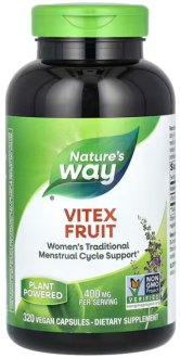 Витекс, Авраамово дерево, Vitex Fruit, Nature's Way, 400 мг, 320 капсул