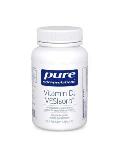 Витамин D3 VESIsorb, Vitamin D3 VESIsorb, Pure Encapsulations, 60 капсул