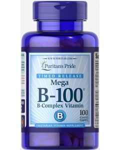 Витамин В-100 комплекс, Vitamin B-100®, Puritan's Pride, 100 капсул