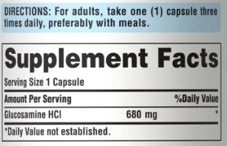 Глюкозамин сульфат, Glucosamine Sulfate, Puritan's Pride, 1000 мг, 240 капсул