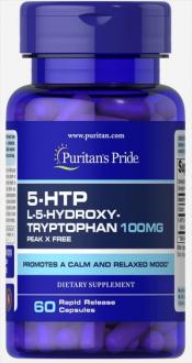 5-гидрокситриптофан, 5-HTP, Puritan's Pride, 100 мг