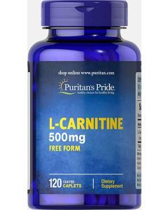 Л-карнитин, L-Carnitine, Puritan's Pride, 500 мг, 120 капсул