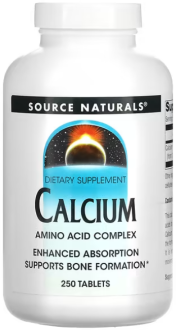 Кальций, Calcium, Source Naturals, 250 таблеток