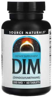 Дииндолилметан, Source Naturals, 200 мг, 60 таб.