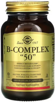 Solgar, B-Complex "50", 100 Veggie Caps
