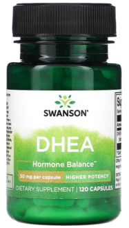 ДГЭА (дегидроэпиандростерон), Ultra DHEA, Swanson, 50 мг, 120 капсул