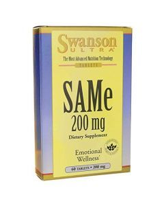S-аденозил-L-метионин, Ultra SAMe, Swanson, 200 мг, 60 таблеток