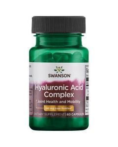 Гиалуроновая кислота, Hyaluronic Acid, Swаnson, комплекс, 166 мг, 60 капсул