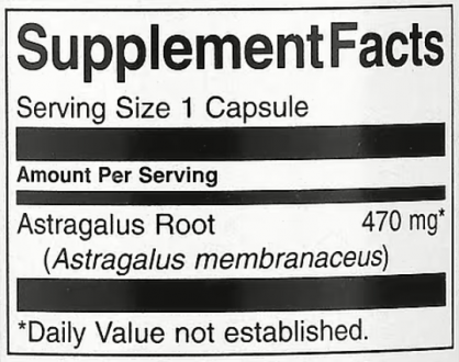 Астрагал, корень, Astragalus Root, Swanson, 470 мг, 100 капсул