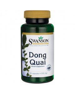 Донг Квай, корень, Dong Quai Root, Swanson, 530 мг, 100 капсул