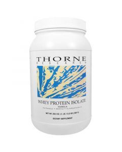 Сывороточный протеин изолят, Whey Protein, Thorne Research, ваниль, 807 г