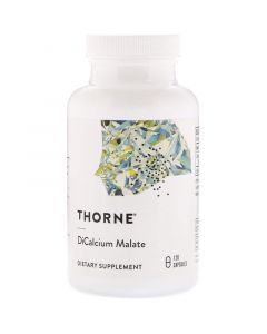 Кальций малат, Dicalcium Malate, Thorne Research, 120 капсул