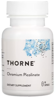 Хром пиколинат, Chromium Picolinate, Thorne Research, 60 капсул