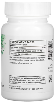 Родиола розовая (Rhodiola), Thorne Research, 60 капсул