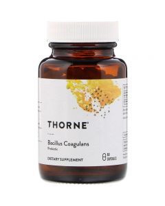 Пробиотики, Bacillus Coagulans, Thorne Research, 60 капсул