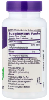 Мелатонин медленного высвобождения, Melatonin Natrol Time Release, 3 мг
