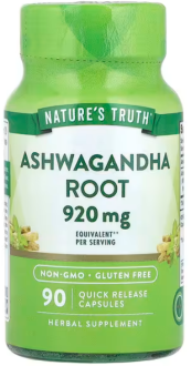 Корень ашваганды Nature's Truth 460 мг