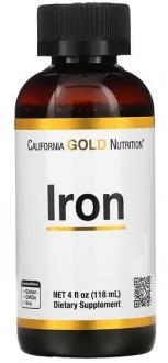 Жидкое железо California Gold Nutrition 118 мл