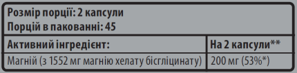 Магний бисглицинат Sporter Magnesium Chelate