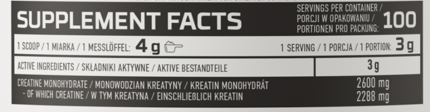 Креатин OstroVit Creatine Monohydrate 300 грамм