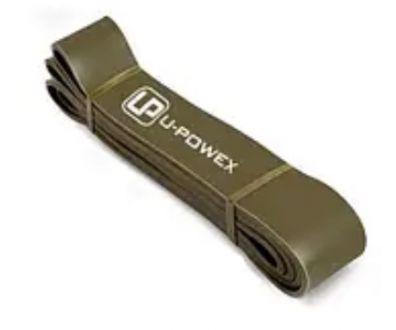 Еспандер-Петля (Резина для фитнеса и кросфита) U-POWEX POWER BAND LEVEL 5 (23-57 KG) OLIVE