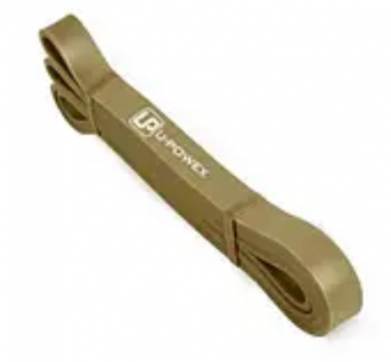 Еспандер-Петля (Резина для фитнеса и кросфита) U-POWEX POWER BAND LEVEL 3 (11-30 KG) OLIVE