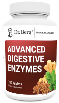 Усовершенствованные пищеварительные ферменты, Advanced Digestive Enzymes, Dr. Berg, 180 таб