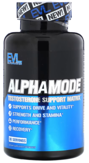 Матрица для поддержки уровня тестостерона, EVLution Nutrition, Alphamode, 60 таблеток