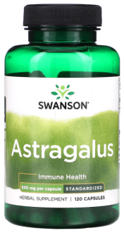 Астрагал, экстракт, Astragalus extract, Swanson, 500 мг, 120 капсул