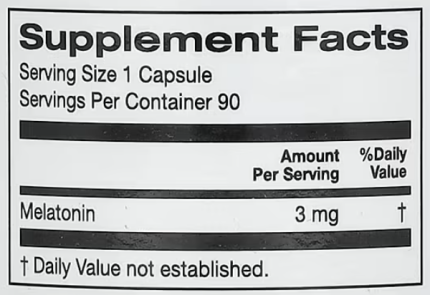 Мелатонин, California Gold Nutrition, 3 мг, 90 капсул