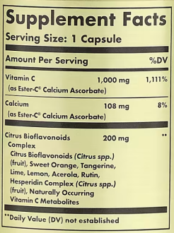 Solgar, Ester-C Plus, 1000 mg Vitamin C, 100 капсул
