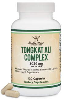 Tongkat Ali Complex Extract, Doublewood Supplements, 500 мг, 120 капсул