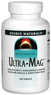 Магний (ультра), Ultra-Mag Source Naturals, 240 таблеток