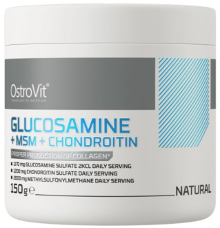 Glucosamine + MSM + Chondroitin, Ostrovit, 150 грамм