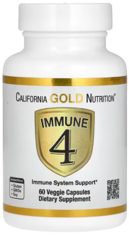 Средство для укрепления иммунитета, Immune 4, California Gold Nutrition
