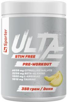 Аминокислотный комплекс без кофеина, Ulta Stim Free Pre-Workout, Sporter, 350 грамм