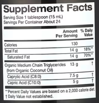 Органическое масло MCT, California Gold Nutrition, Sport, 355 мл