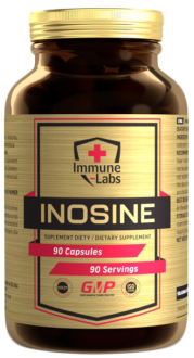 Инозин 500 мг, Inosine 500 mg, Immune Labs, 90 капсул