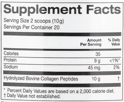 Пептиды гидролизованного коллагена типов I и III, Lake Avenue Nutrition, без добавок, 200 г
