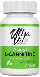 L-Карнитин UltraVit VPLab Acetyl L-Carnitine 500 mg 60