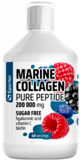 Морской Коллаген Sporter, Marine Collagen 200000 (fish) (sugar Free), 500 Мл