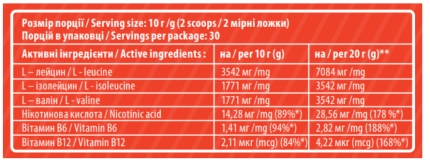 Sporter Bcaa Instant 300 грамм
