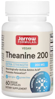 Теанин 200, 200 мг, arrow Formulas, 60 капсул