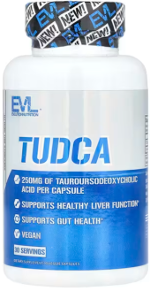 TUDCA, EVLution Nutrition, (250 мг в 1 капсуле) 30 капсул