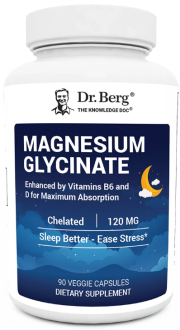 Глицинат магния с натуральным витамином D3, Magnesium Glycinate with Naturally Sourced Vitamin D3, Dr. Berg, 90 капсул