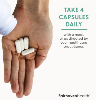 Fairhaven Health, мио-инозитол и D-хиро-инозитол, 120 капсул